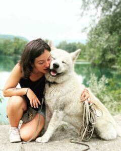 Elea et Irko un moment complice en balade